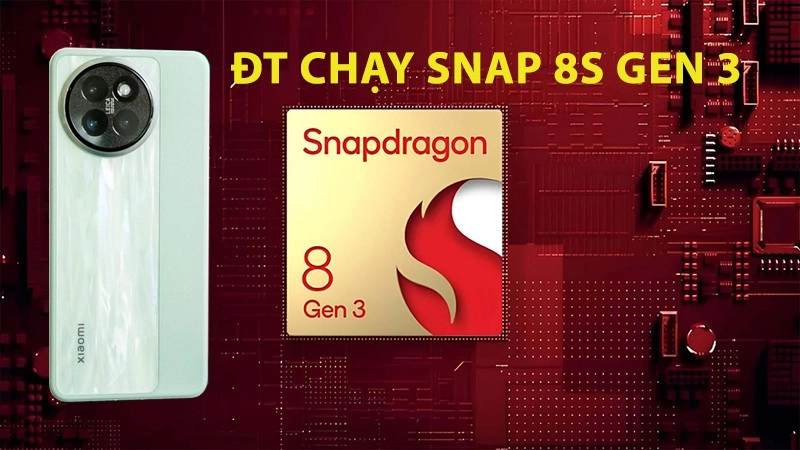 Chip Snapdragon 8s Gen 3 trên điện thoại dưới 7 triệu